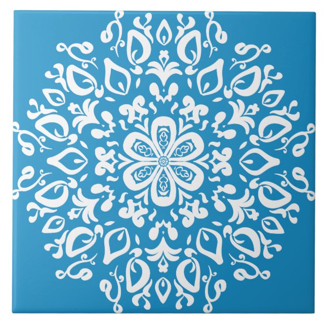 Bluebird Mandala Tile (Front)