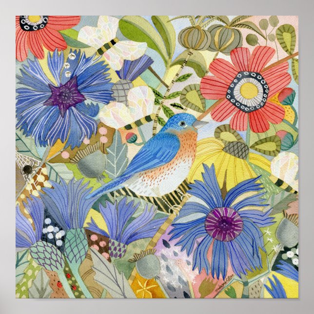 Bluebird/Meadow poster (Front)