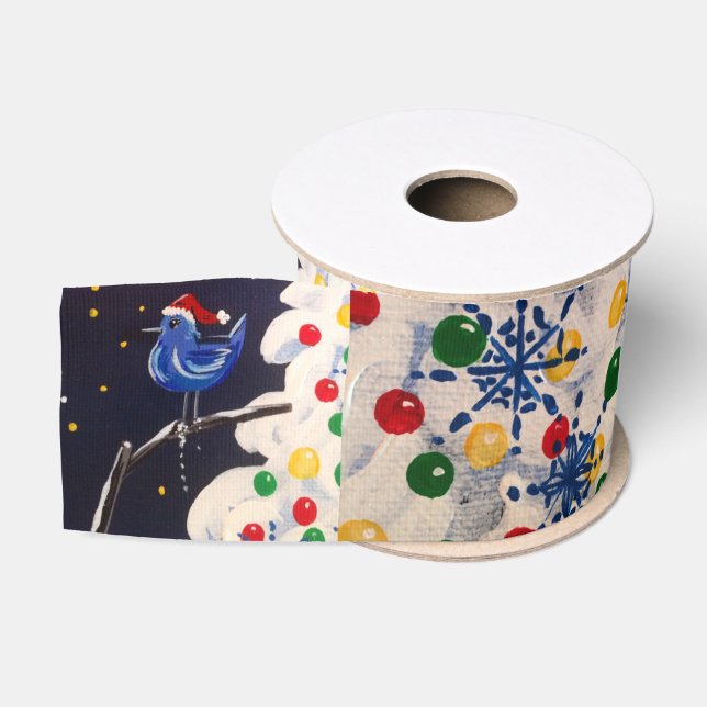 Bluebird Moon Grosgrain Ribbon (Spool)