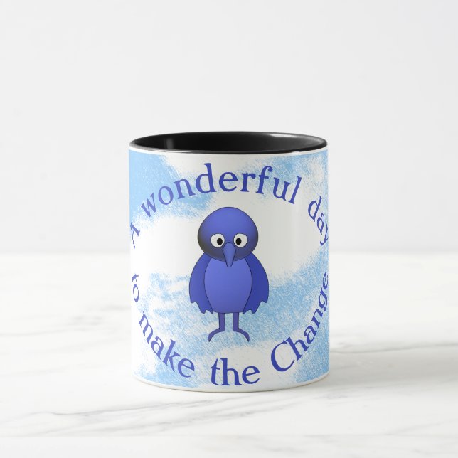 Bluebird Motivation Combo Mug (Center)