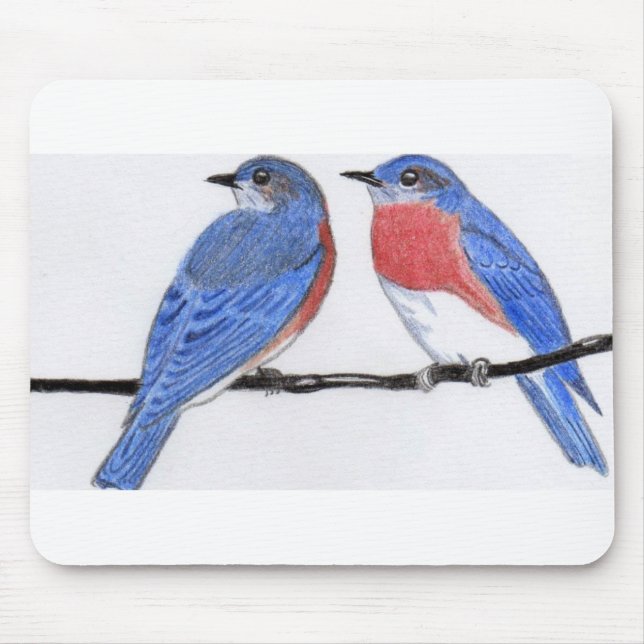 Bluebird Mouse Pad (Front)