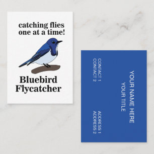 Bluebird Nature Wildlife Funny Business Card