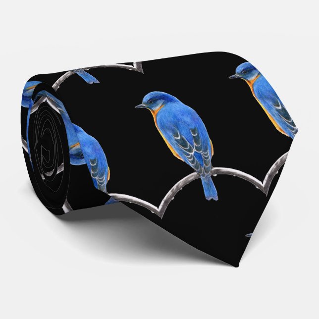 Bluebird Neck Tie (Rolled)