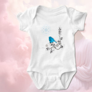 Bluebird of Happiness Baby Bodysuit