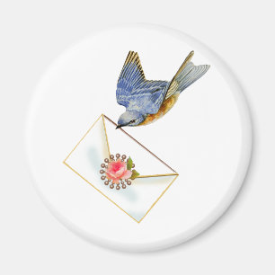 Bluebird of Happiness Magnet