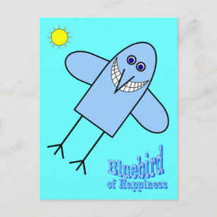 Bluebird of Happiness Postcard