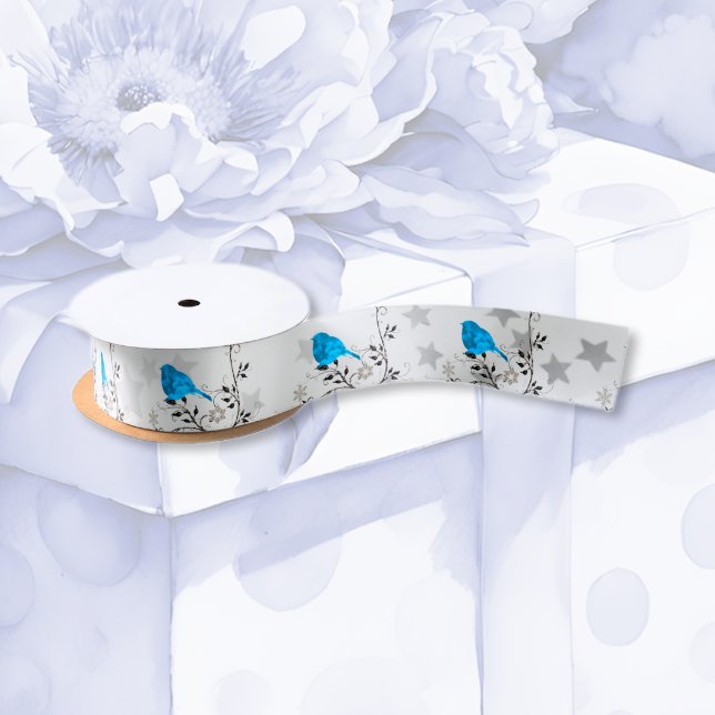 Bluebird of Happiness Satin Ribbon (Creator Uploaded)