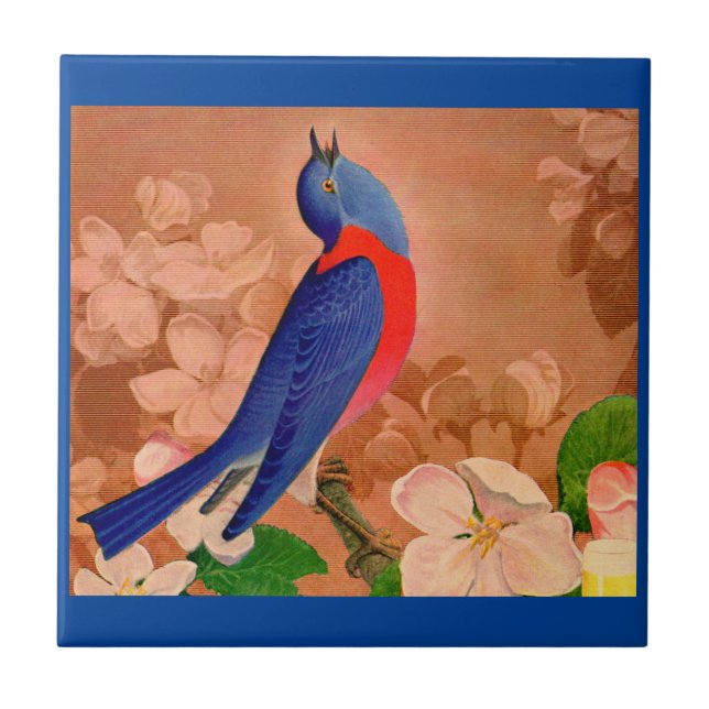 bluebird of happiness tile (Front)