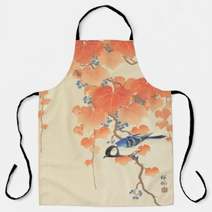 Bluebird on a Paulownia Tree  Apron