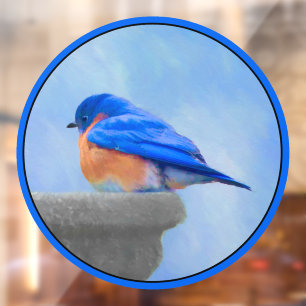 Bluebird Painting - Original Bird Art