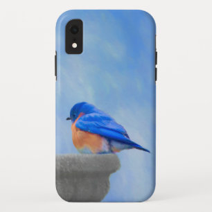 Bluebird Painting - Original Bird Art Case-Mate iPhone Case