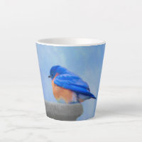 Bluebird Painting - Original Bird Art