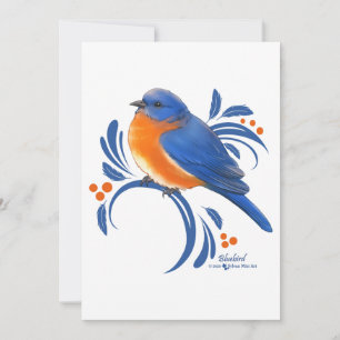 Bluebird Thank You Card