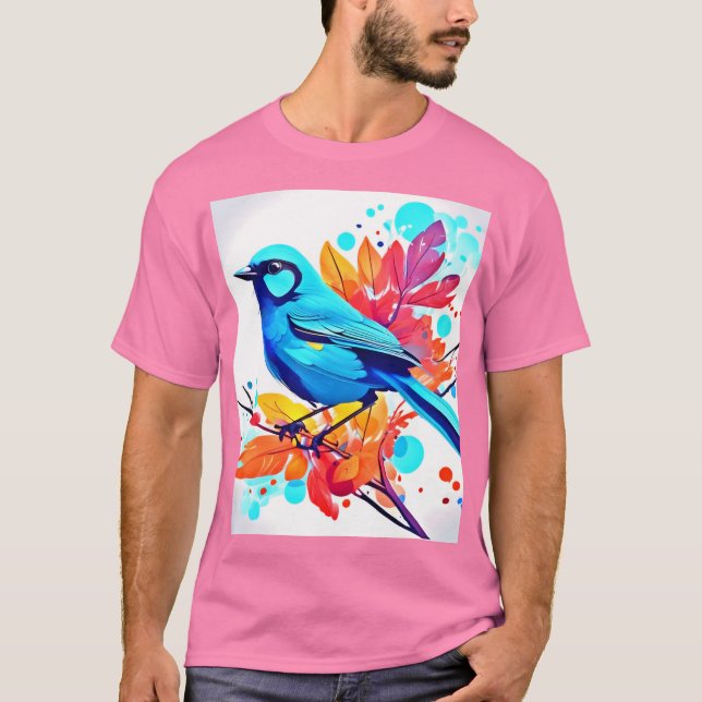 Bluebird's Bliss Art T-Shirt (Front)