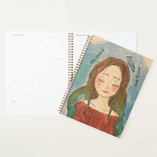 Bluebirds Girl Don't Fly Away Planner (Display)