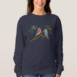 Bluebirds Pair Dark Blue Sweatshirt