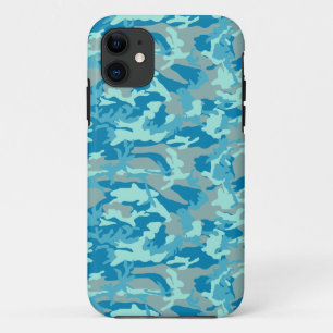 BlueBlast Camo Pattern Case-Mate iPhone Case
