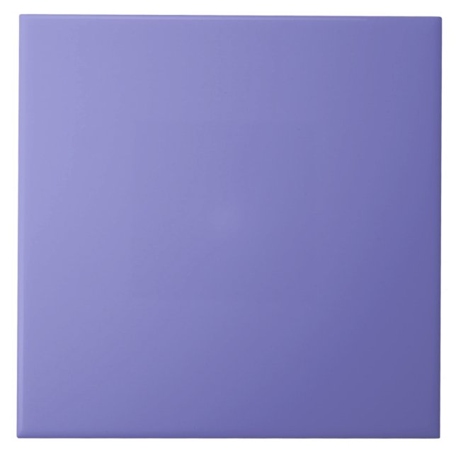 Bluebonnet Bluish-Purple solid colour Tile (Front)