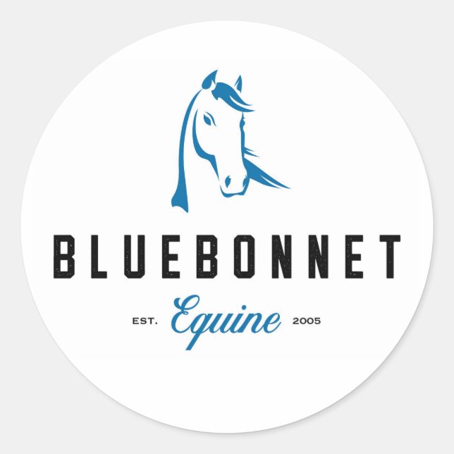 Bluebonnet Equine Stickers (Front)