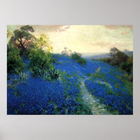 Bluebonnet Field, Julian Onderdonk painting