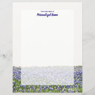 Bluebonnet Field Unlined Paper Sheet