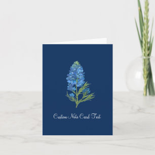 Bluebonnet Flowers Texas Elegant Art Note Card