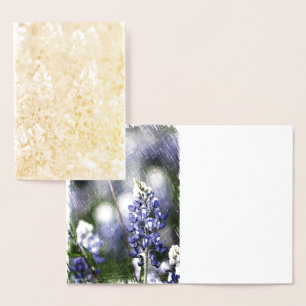 Bluebonnet Foil Card