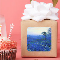 Bluebonnet Landscape, Cacti & Mountain Laurel