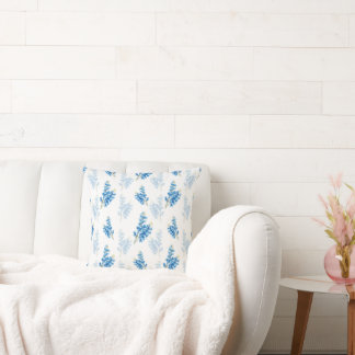 Bluebonnet Pattern Cushion