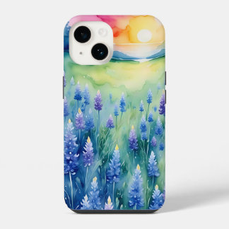 Bluebonnet Sunrise in Blues iPhone 14 Case