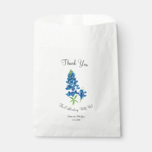 Bluebonnet Thank You Favour Bags