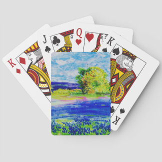 Bluebonnet Wildflowers Playing Cards