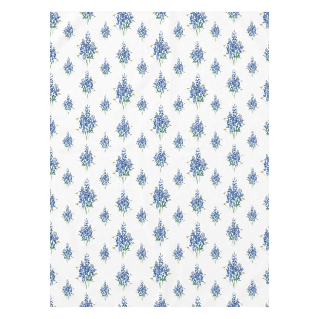 Bluebonnets and Wildflowers Tablecloth (Front)