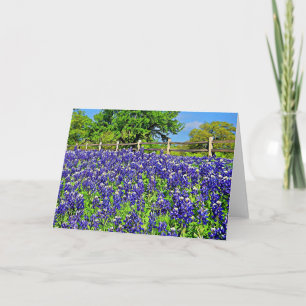 Bluebonnets Art Scripture Card Psalm 145:5
