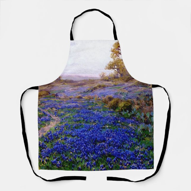 Bluebonnets at Twilight, North of San Antonio Apron (Front)