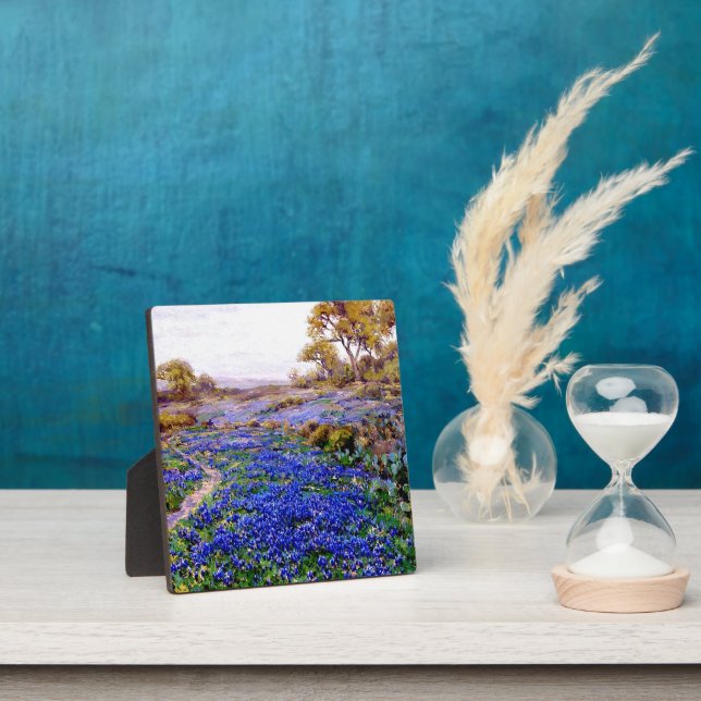 Bluebonnets at Twilight North of San Antonio, Plaque (Insitu)