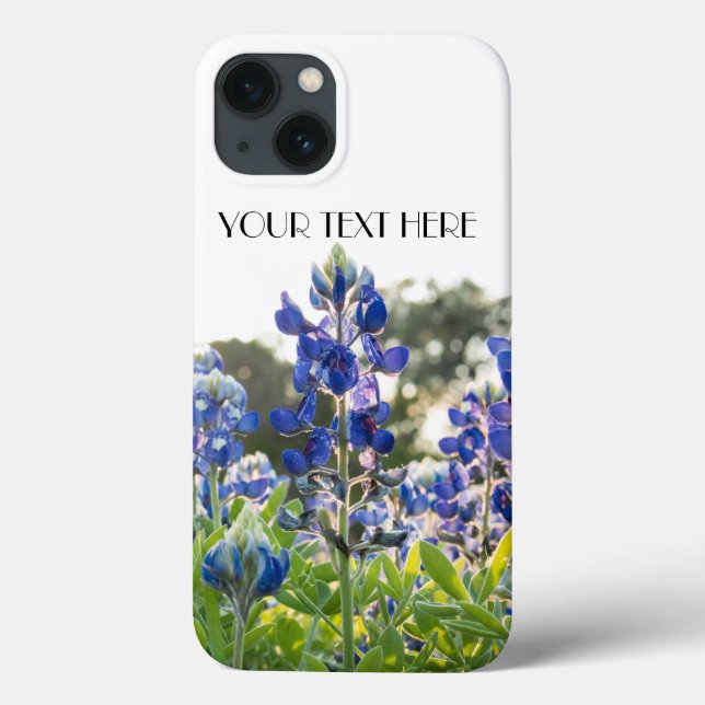 Bluebonnets Blue Flowers Texas Lupine Floral  Case-Mate iPhone Case (Back)