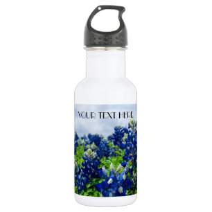 Bluebonnets Blue Flowers Texas texan Floral 532 Ml Water Bottle