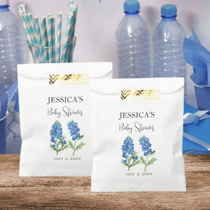 Bluebonnets Flowers Texas Baby Shower Girl Favour Bags