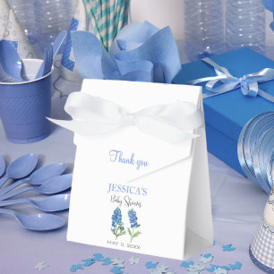 Bluebonnets Flowers Texas Baby Shower Girl Favour Box