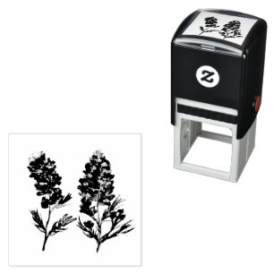Bluebonnets Flowers Wildflowers Lupine Texas Self-inking Stamp