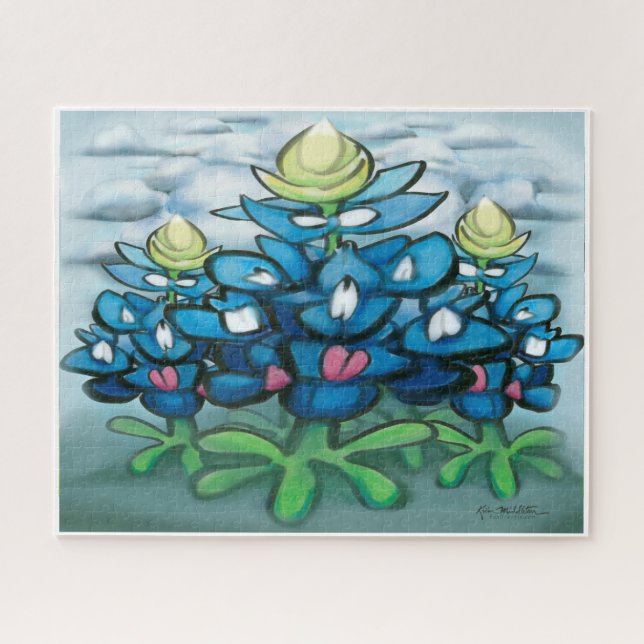 Bluebonnets Jigsaw Puzzle (Horizontal)