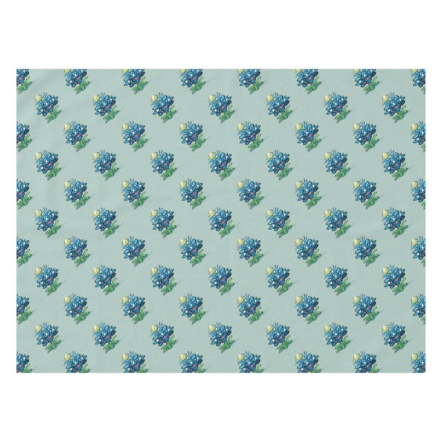 Bluebonnets Tablecloth (Front (Horizontal))