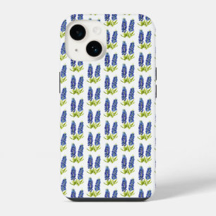Bluebonnets Texas Blue Flowers Watercolor iPhone 14 Case