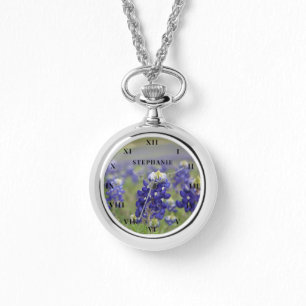 Bluebonnets Texas Flower Lupine Floral Watch