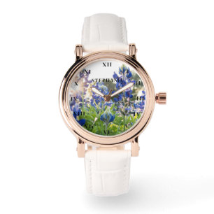 Bluebonnets Texas Flower Lupine Floral Watch