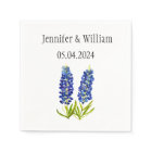Bluebonnets Texas flower watercolor Floral Wedding