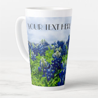 Bluebonnets Texas Flowers Lupine Latte Mug