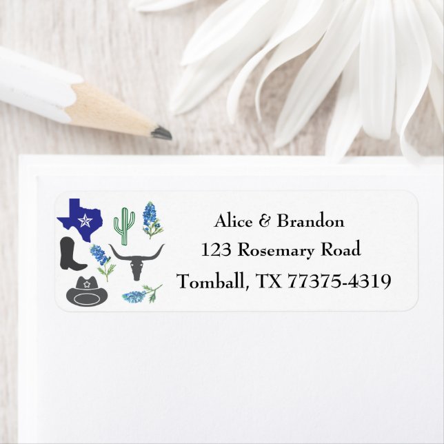 Bluebonnets Texas State Flowers Lupine Watercolor (Insitu)