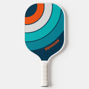 Bluebottle Echo Circle Stripe with Name Pickleball Paddle